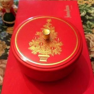 Christmas Candy Dish Vintage Otagiri Japan Design Gibson